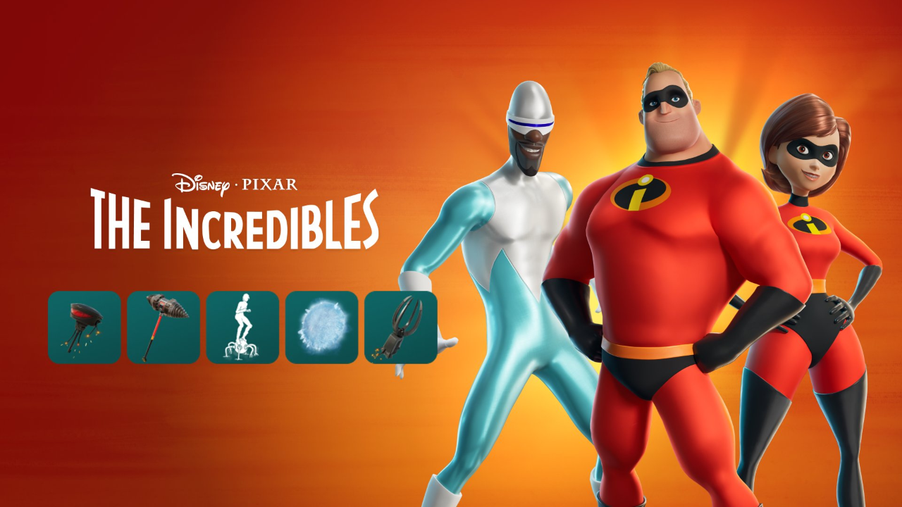 Изображение для Fortnite x Pixar: The Incredibles Bundle утечка, доступно сегодня вечером