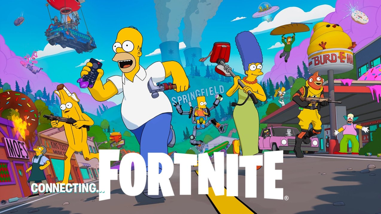Изображение для Утечка мини-сезона Fortnite Simpsons